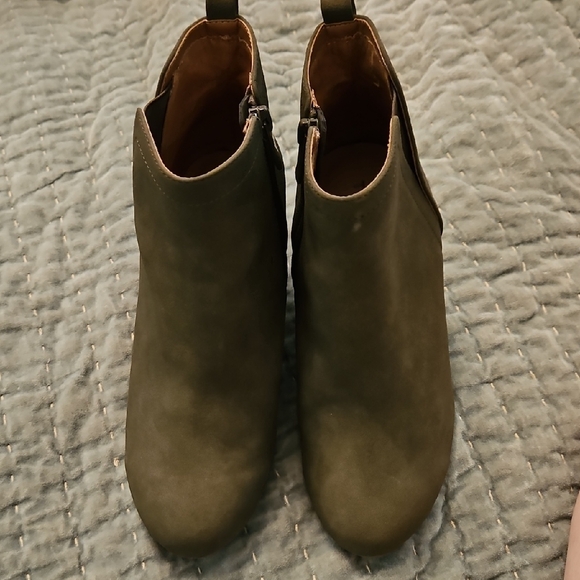 Torrid Green Ankle Booties with Side Zipper - Picture 8 of 9